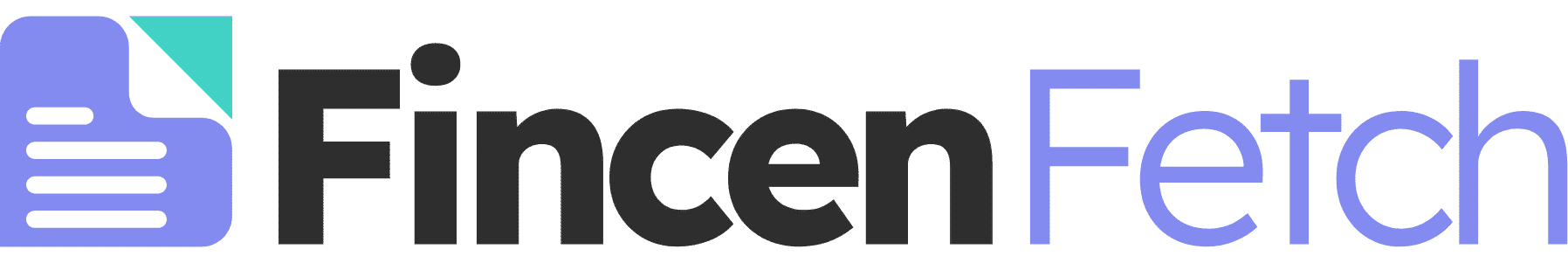 FincenFetch logo in black